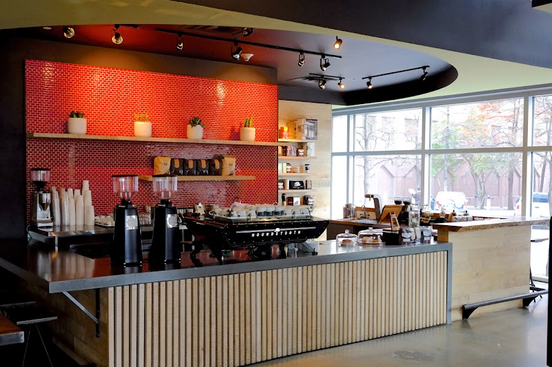 Interior of Houndstooth Coffee Shop