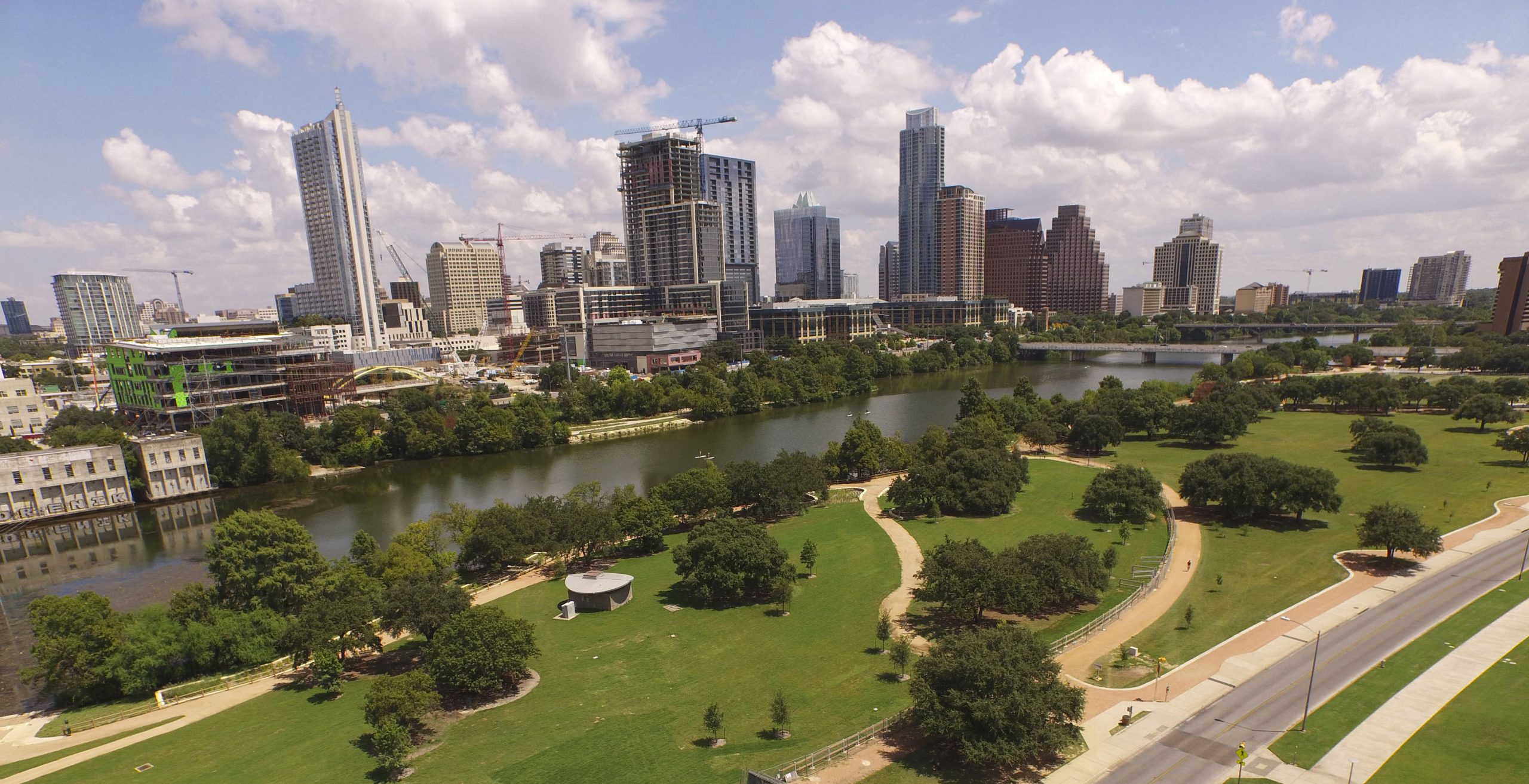 Sky view of Auditorium Shores