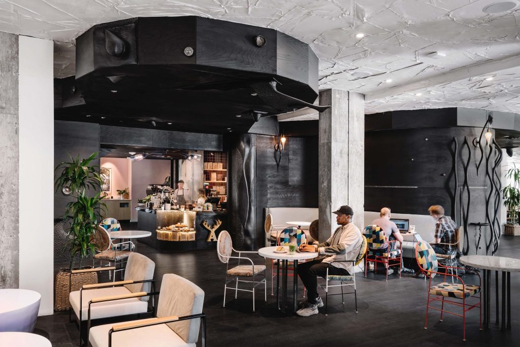 Interior of Alfred Coffee Shop