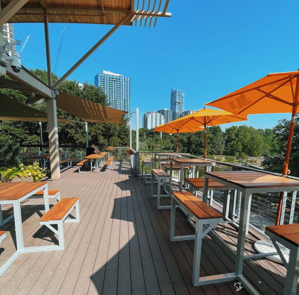 Table seating at The Perch