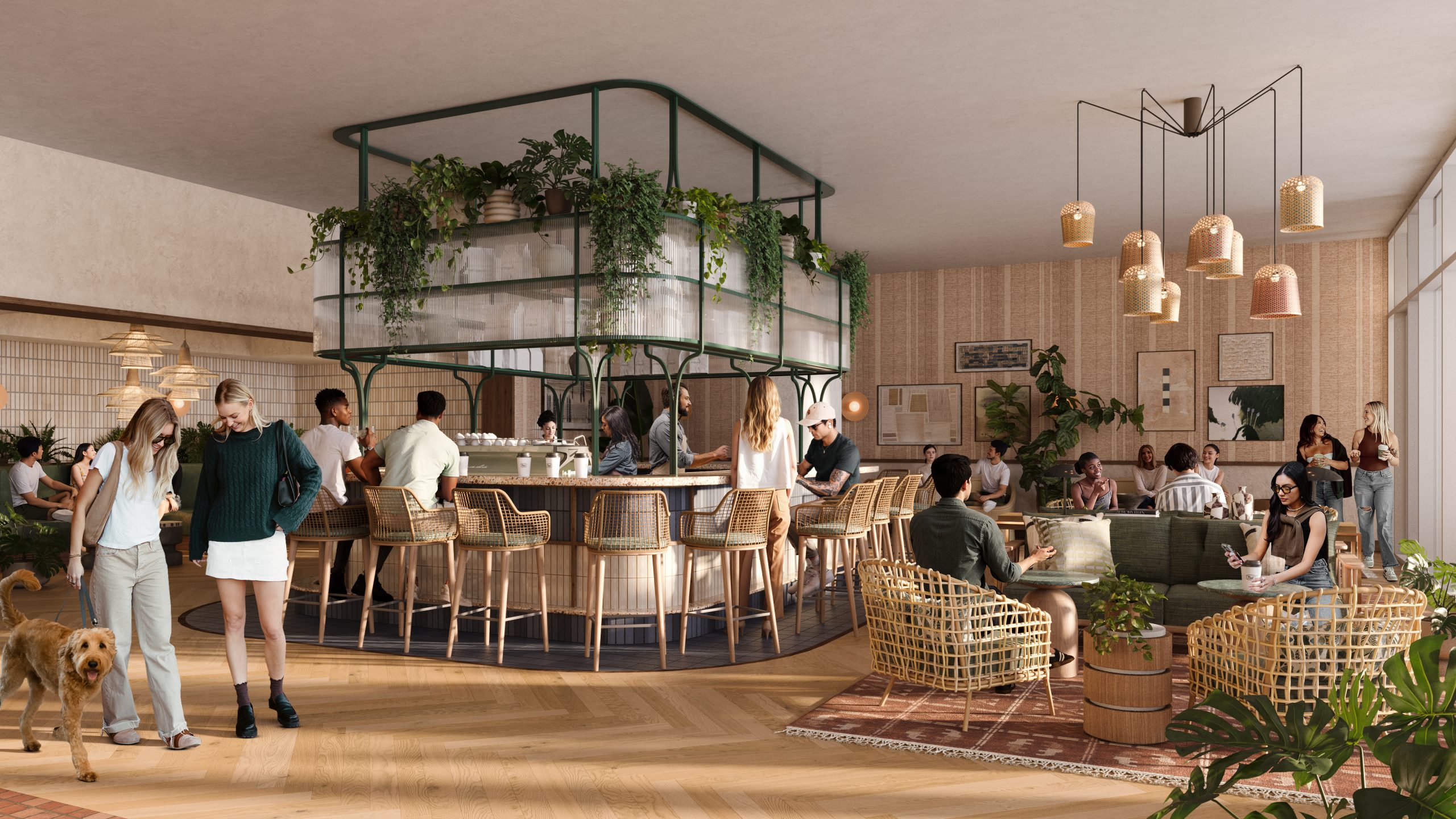 Paseo's on-site coffee shop
