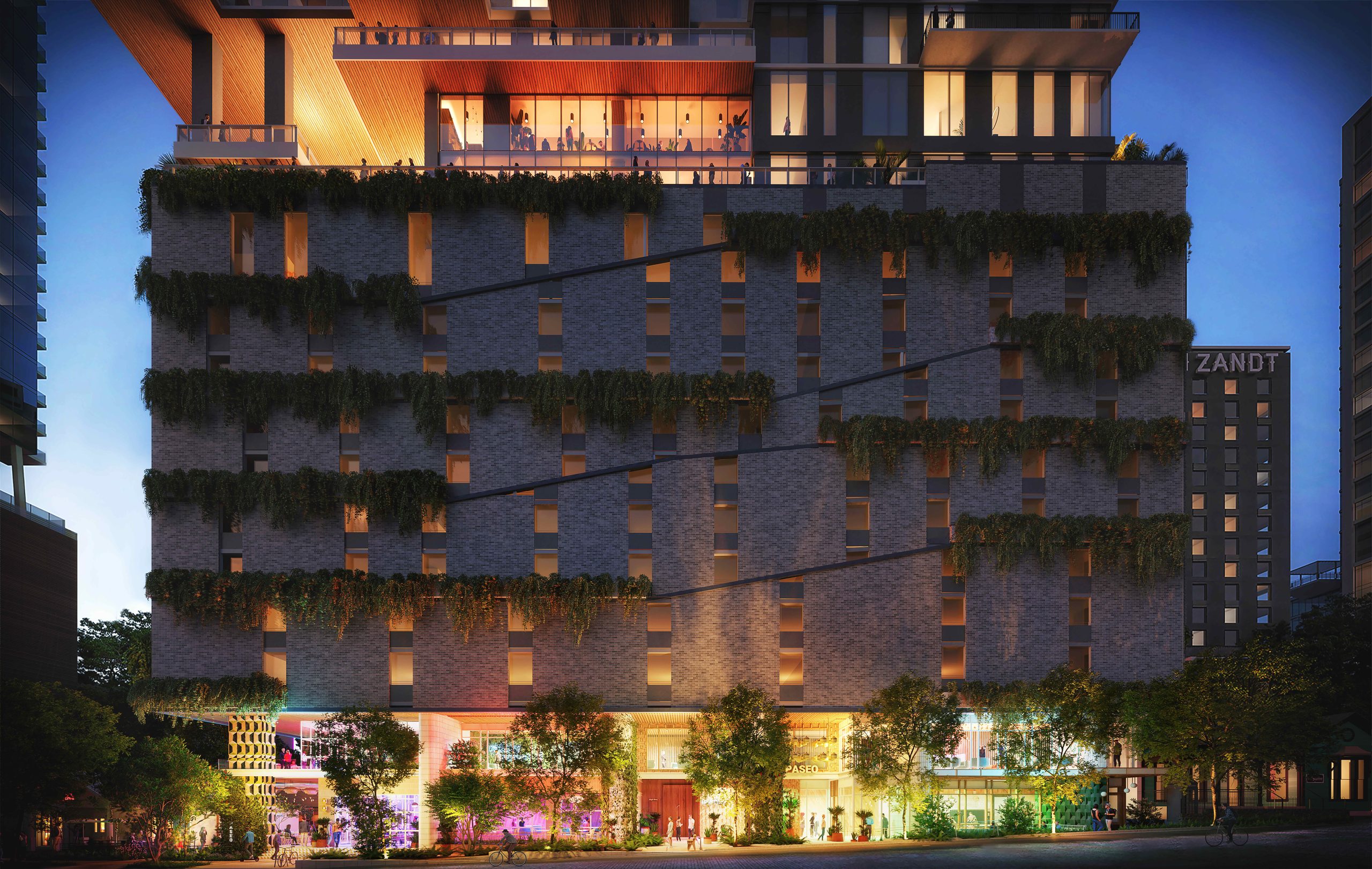 Exterior of Paseo on Rainey St