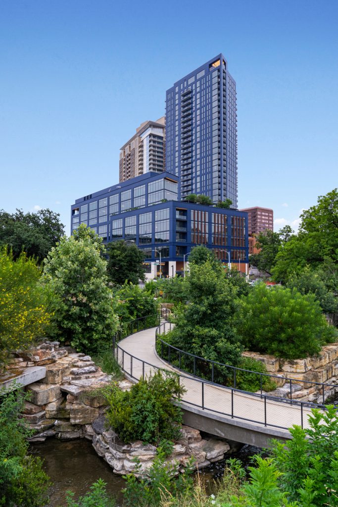 Exterior photo of The Waller in downtown Austin
