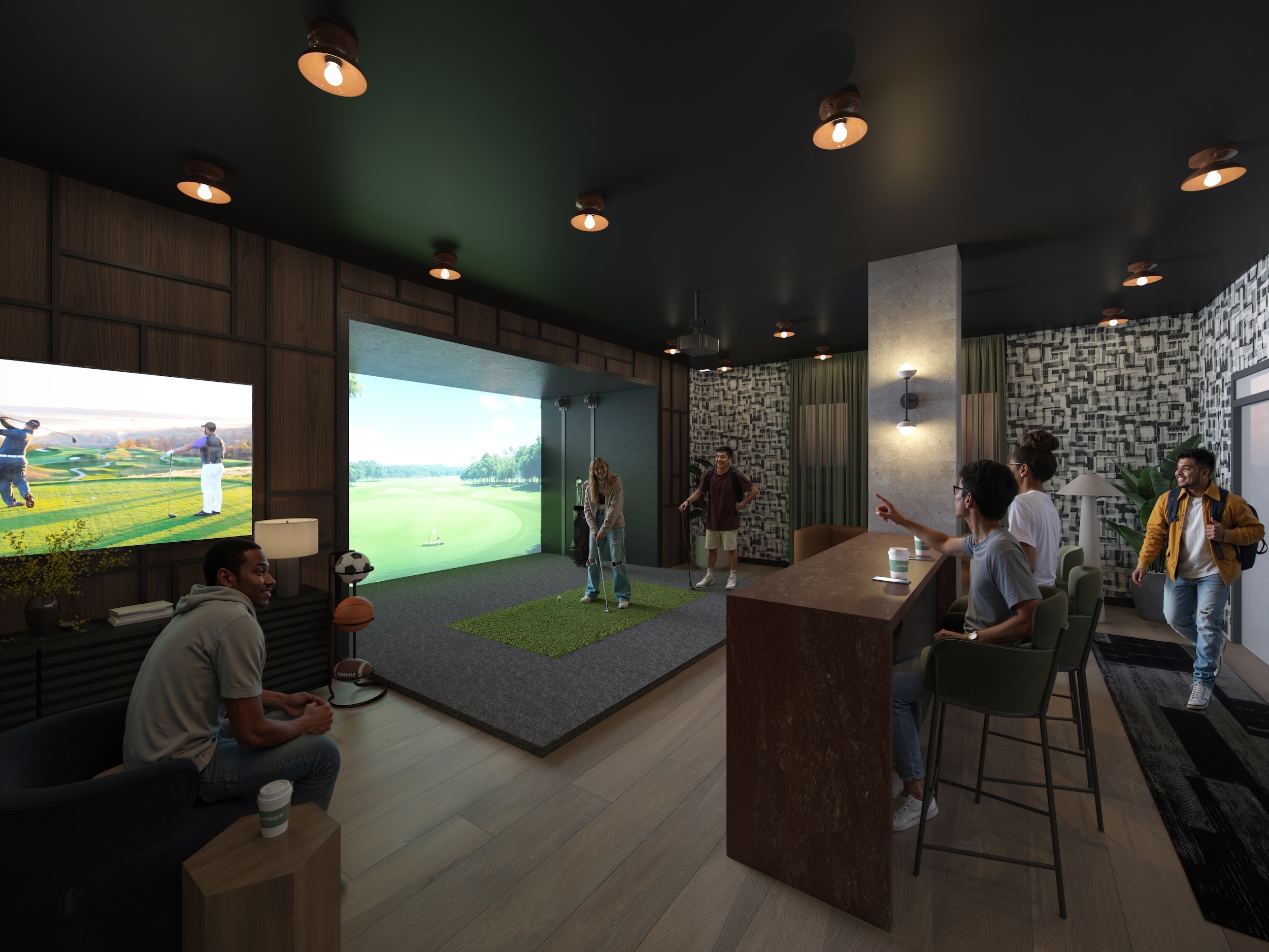 Multisport simulator at paseo