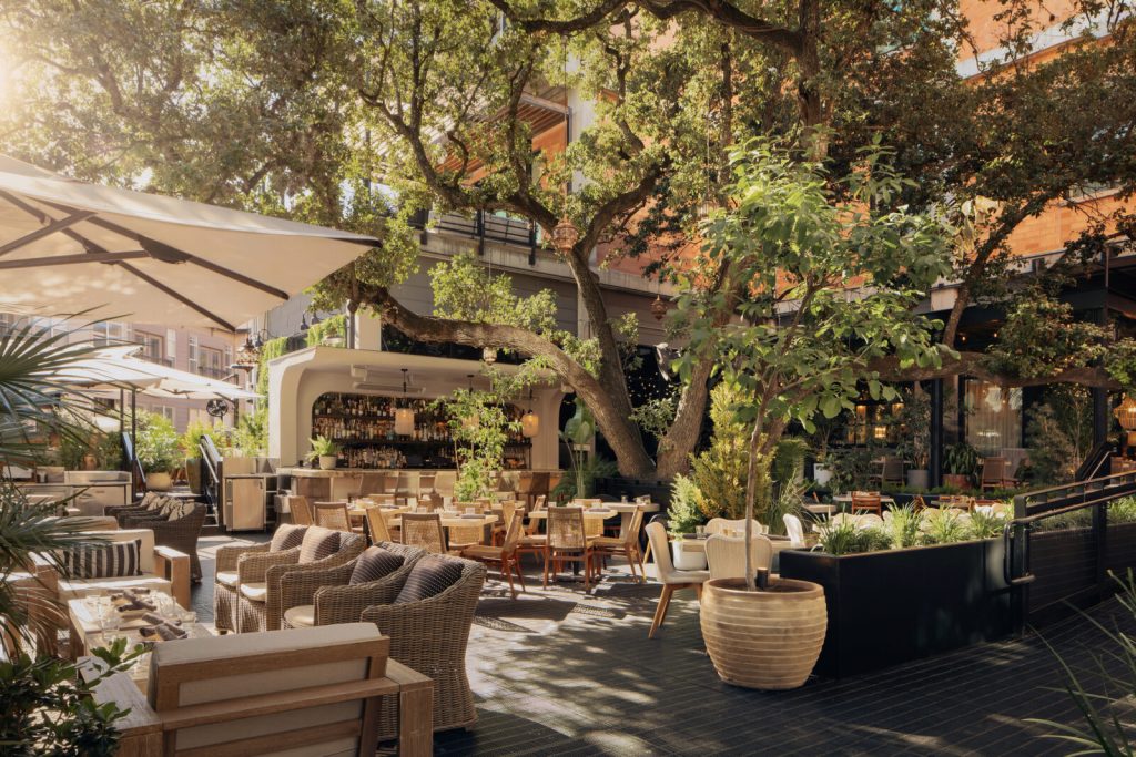 Exterior image of Aba patio
