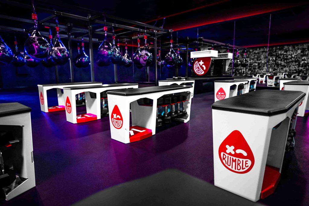Image of floor at Rumble Boxing