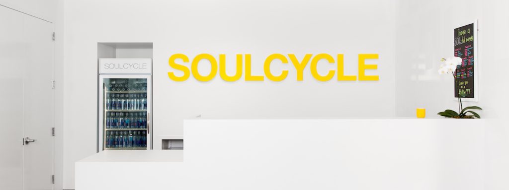 Image of the front desk at Soulcycle Austin.