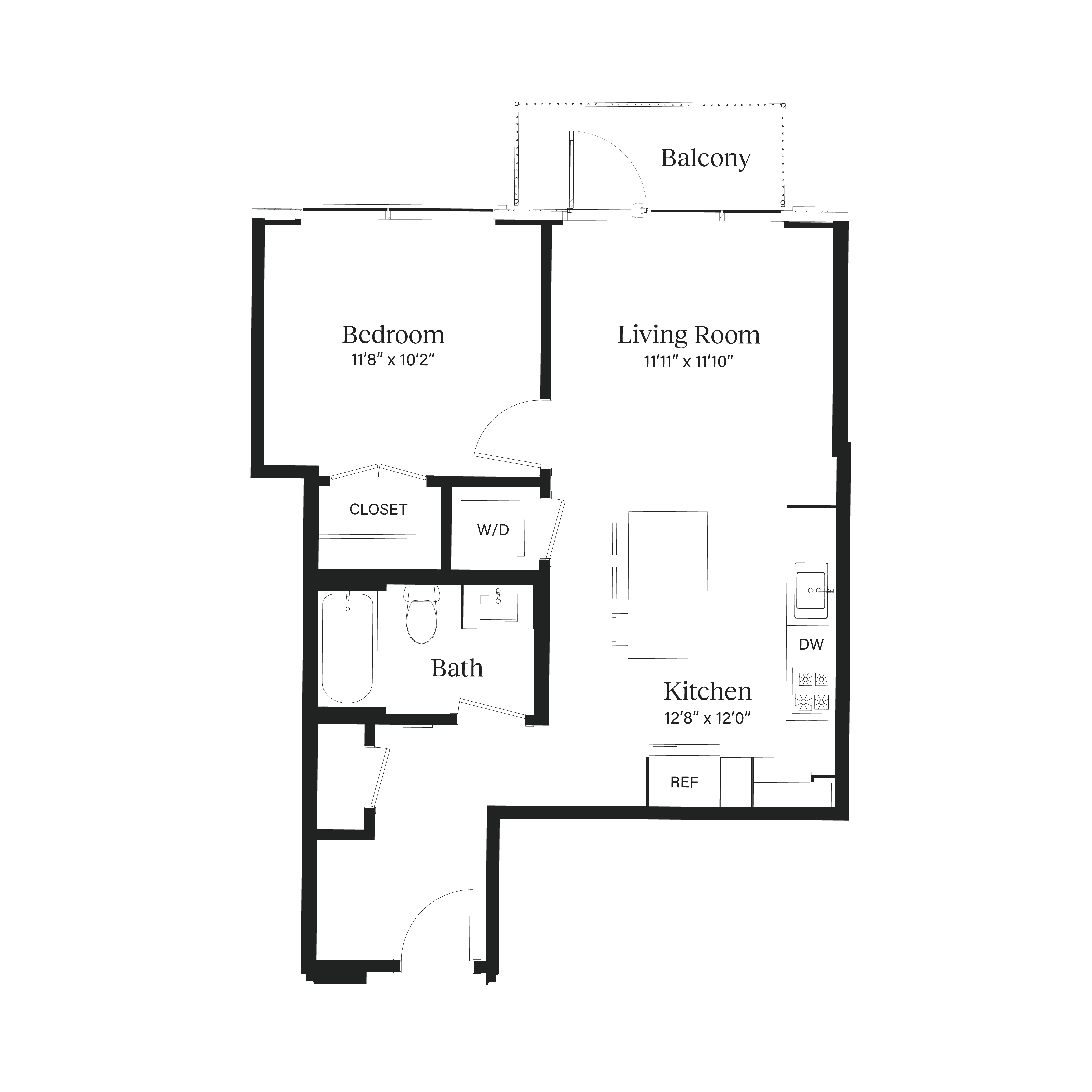 Paseo 2D Floorplans of The Geraldine.