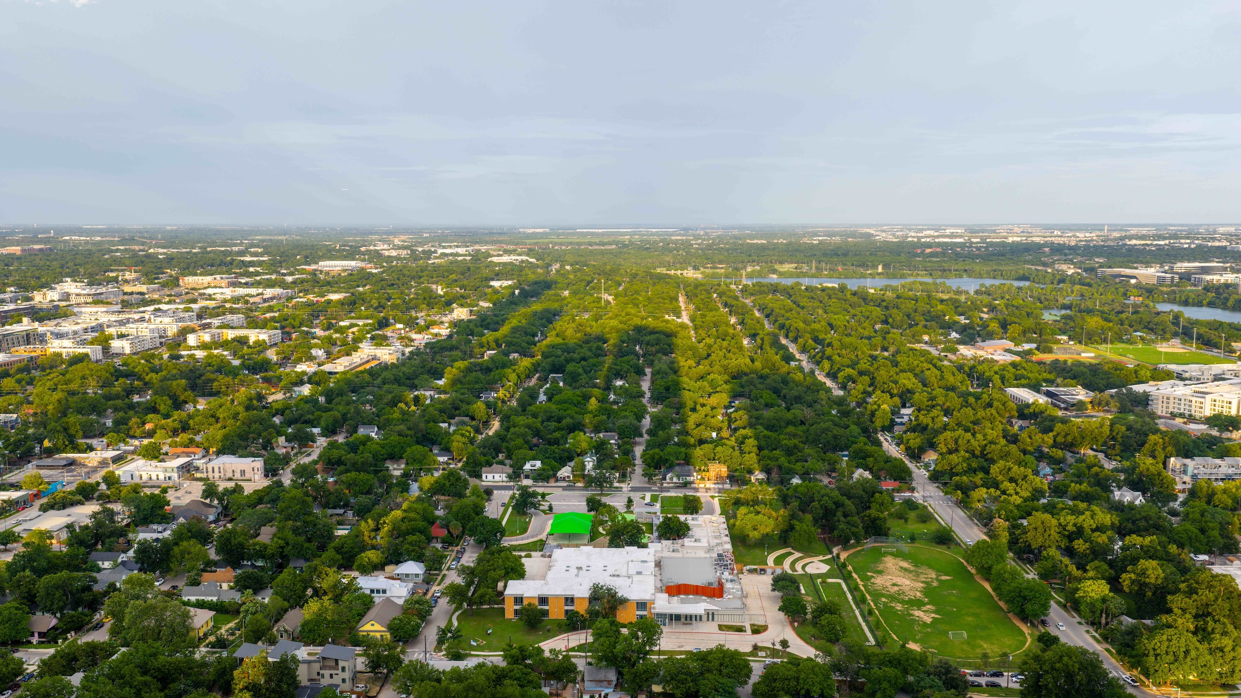 East facing view from the 42nd floor at Paseo ATX