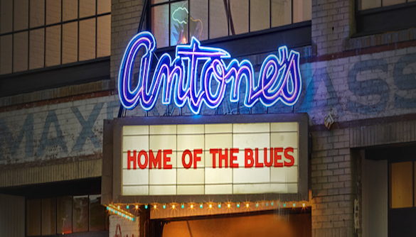 Exterior of Antone’s Nightclub, known as one of the best live music venues downtown Austin, Texas. 