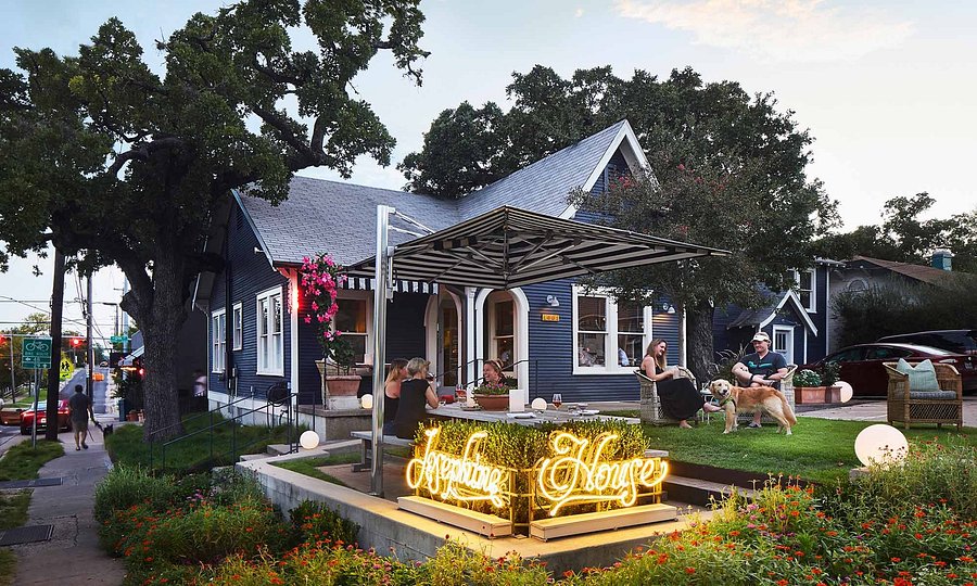 Exterior image of Josephine House, a restaurant known as one of the best brunch spots in Downtown Austin, Texas.
