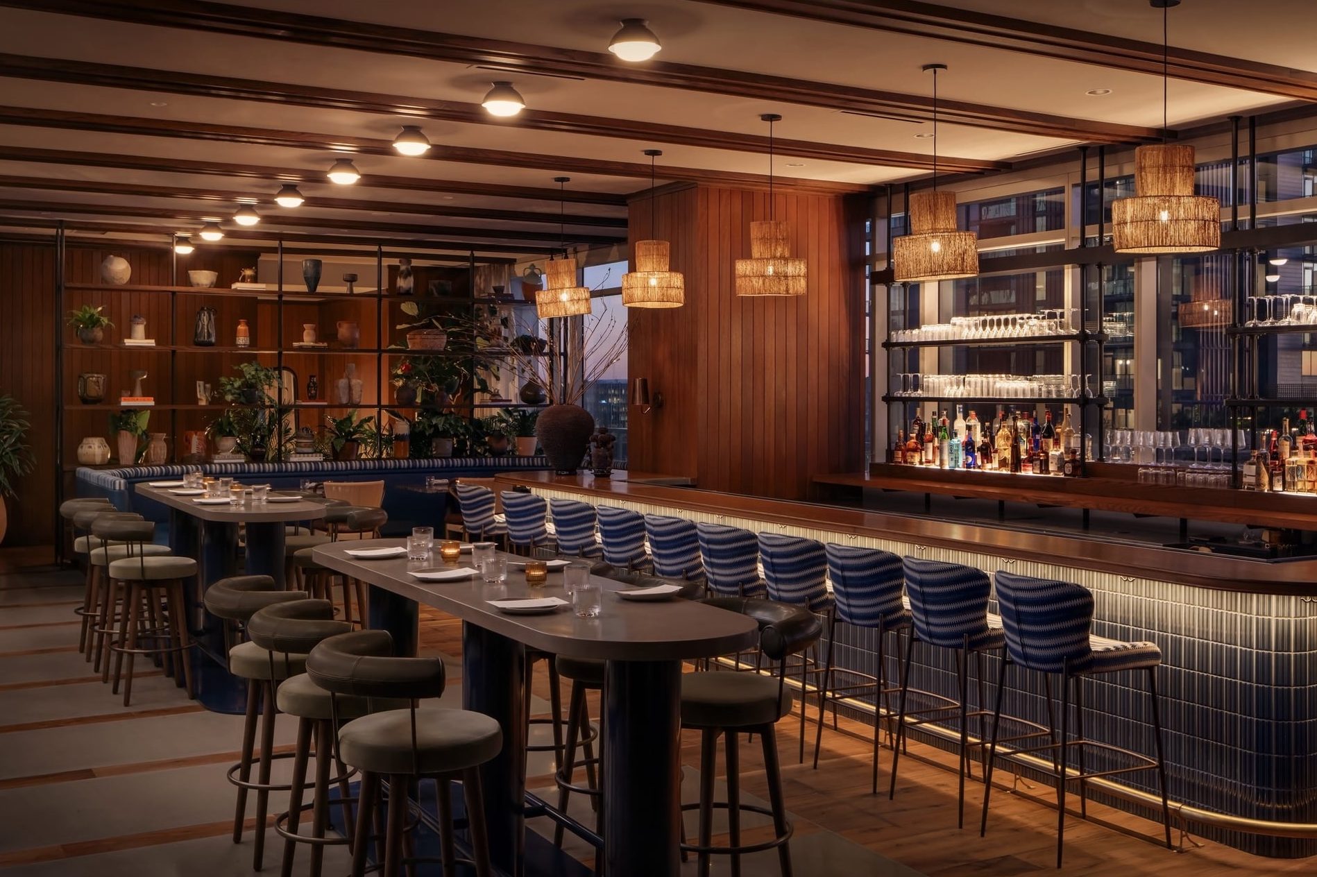 Amaya, Paseo’s in-house Mediterranean restaurant, in downtown Austin.