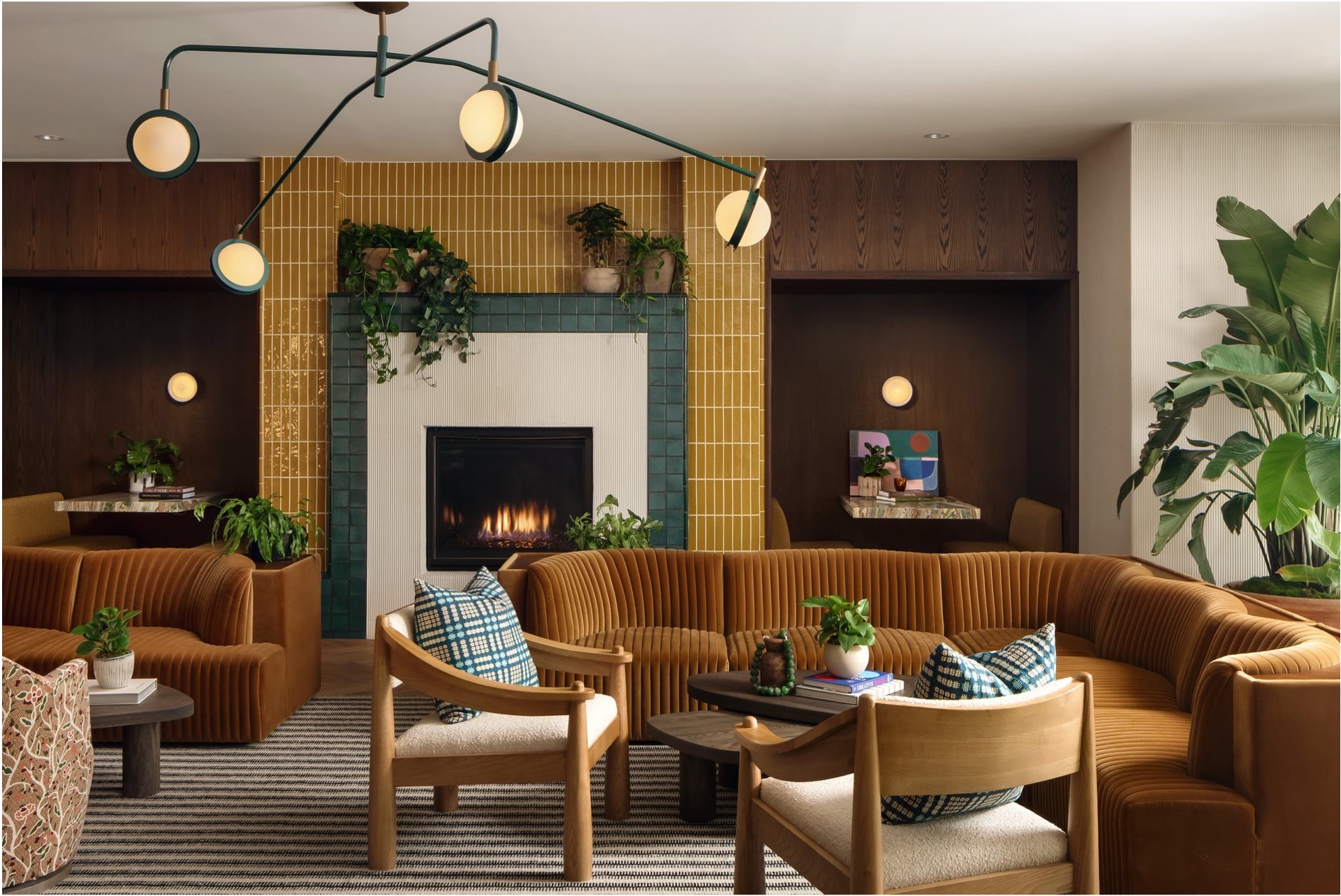 cowork fireplace at Paseo ATX