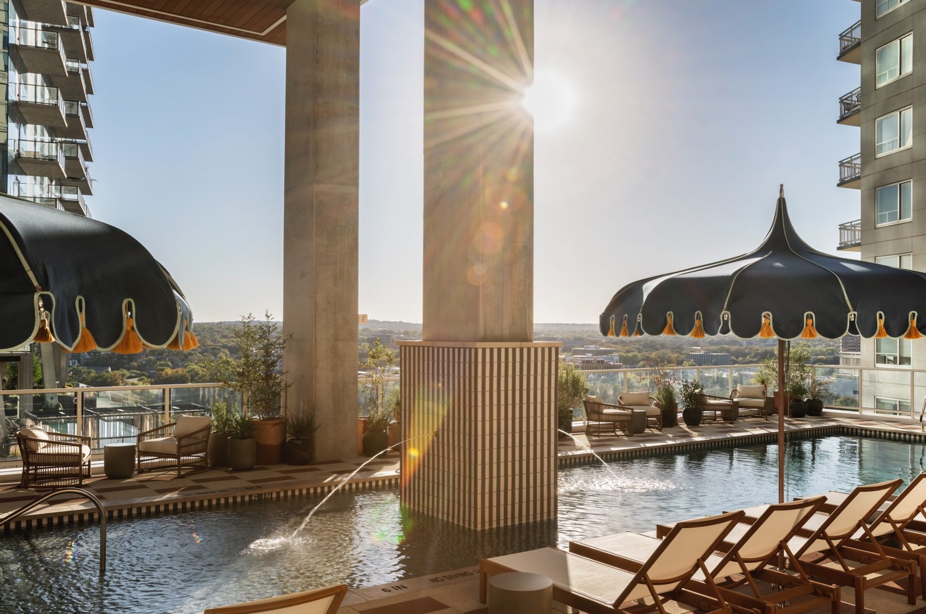 level 12 pool at at Paseo ATX