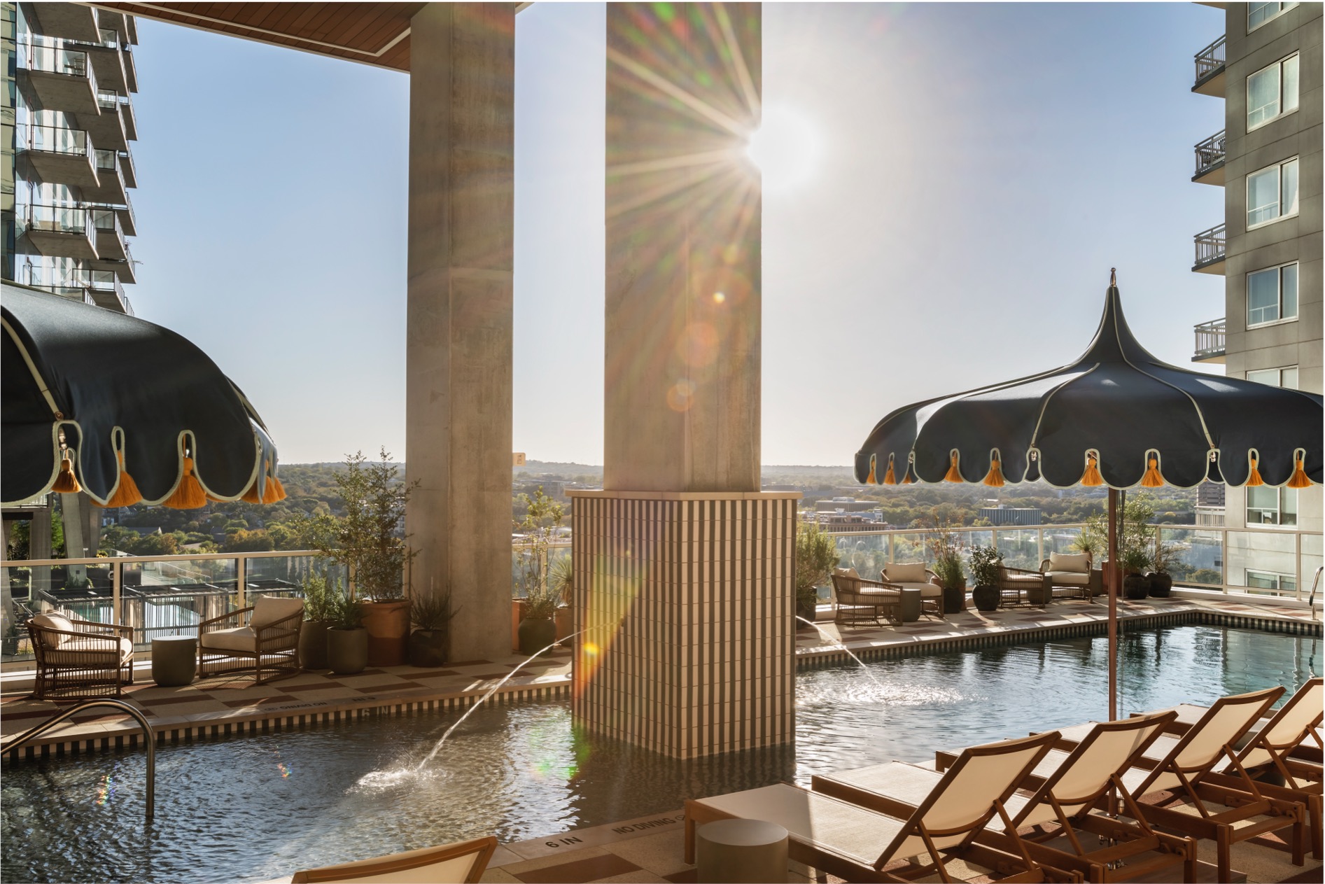 level 12 pool at at Paseo ATX