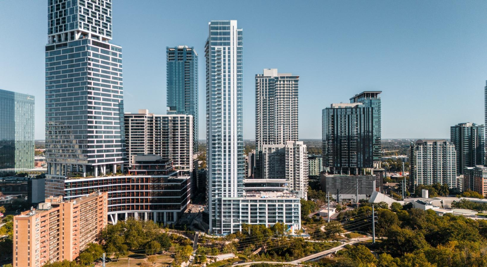 Downtown Austin skyline.